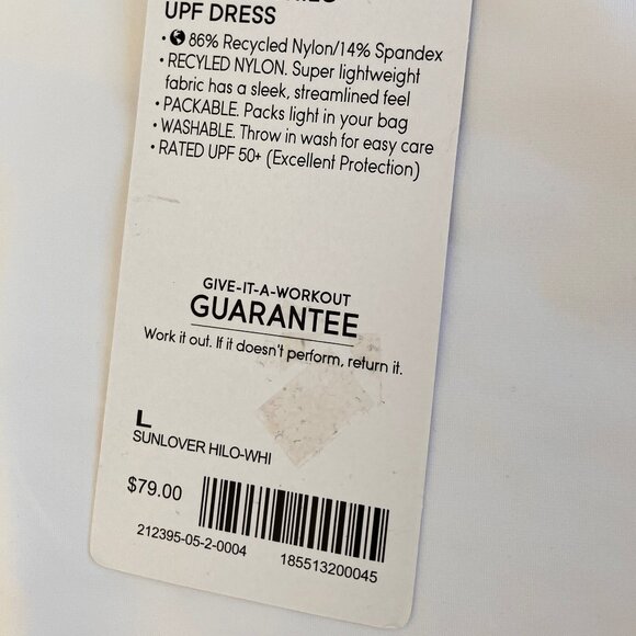 Athleta Sunlover Hilo UPF Dress Asymmetric Beach Stretchy Size L - Picture 8 of 13